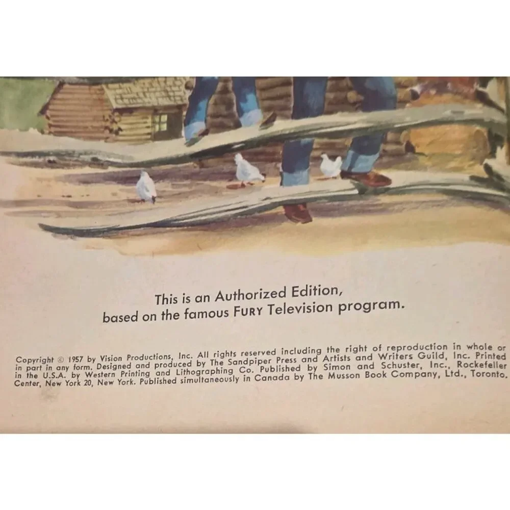 Fury, A Little Golden Book,1957 (VINTAGE Western)